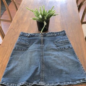 SzM Mavi stretch jean skirt